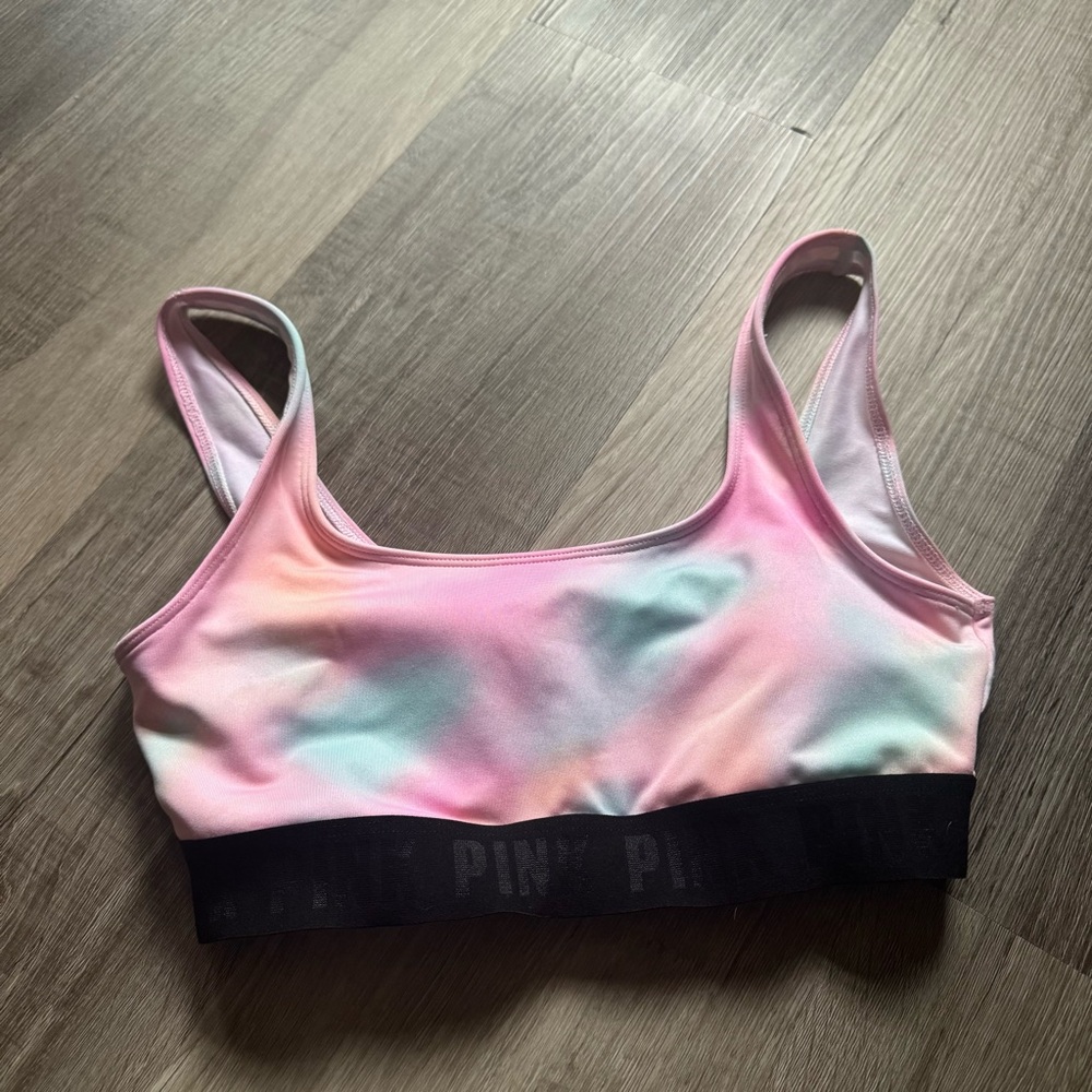 NWT PINK VS Tie dye Sports Bra